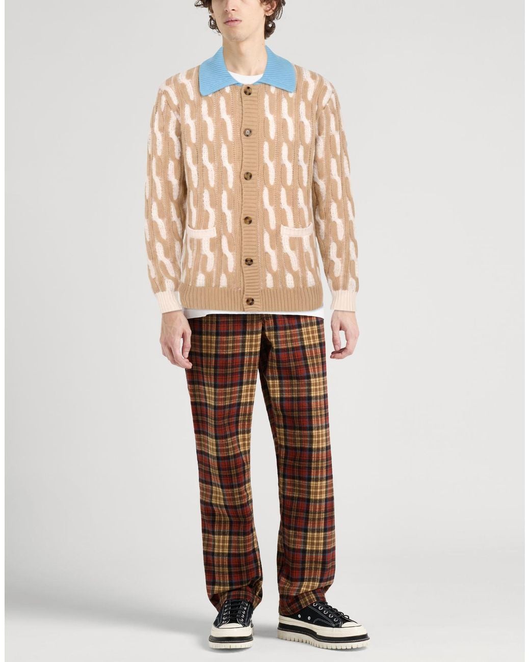 Drole de Monsieur Blue Cardigan for men