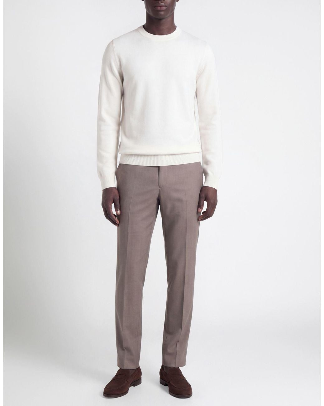 Pullover Moorer pour homme en coloris White