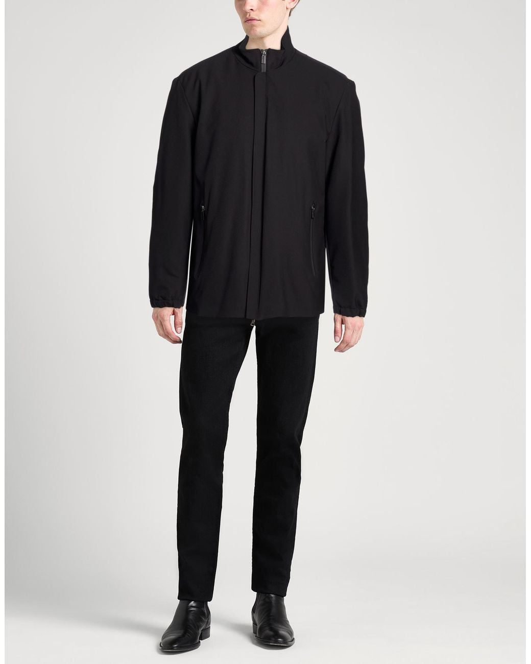 Paul & Shark Black Jacket Polyamide, Elastane for men