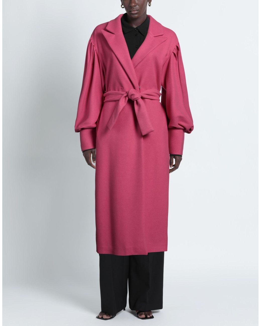 ACTUALEE Pink Coat Polyester