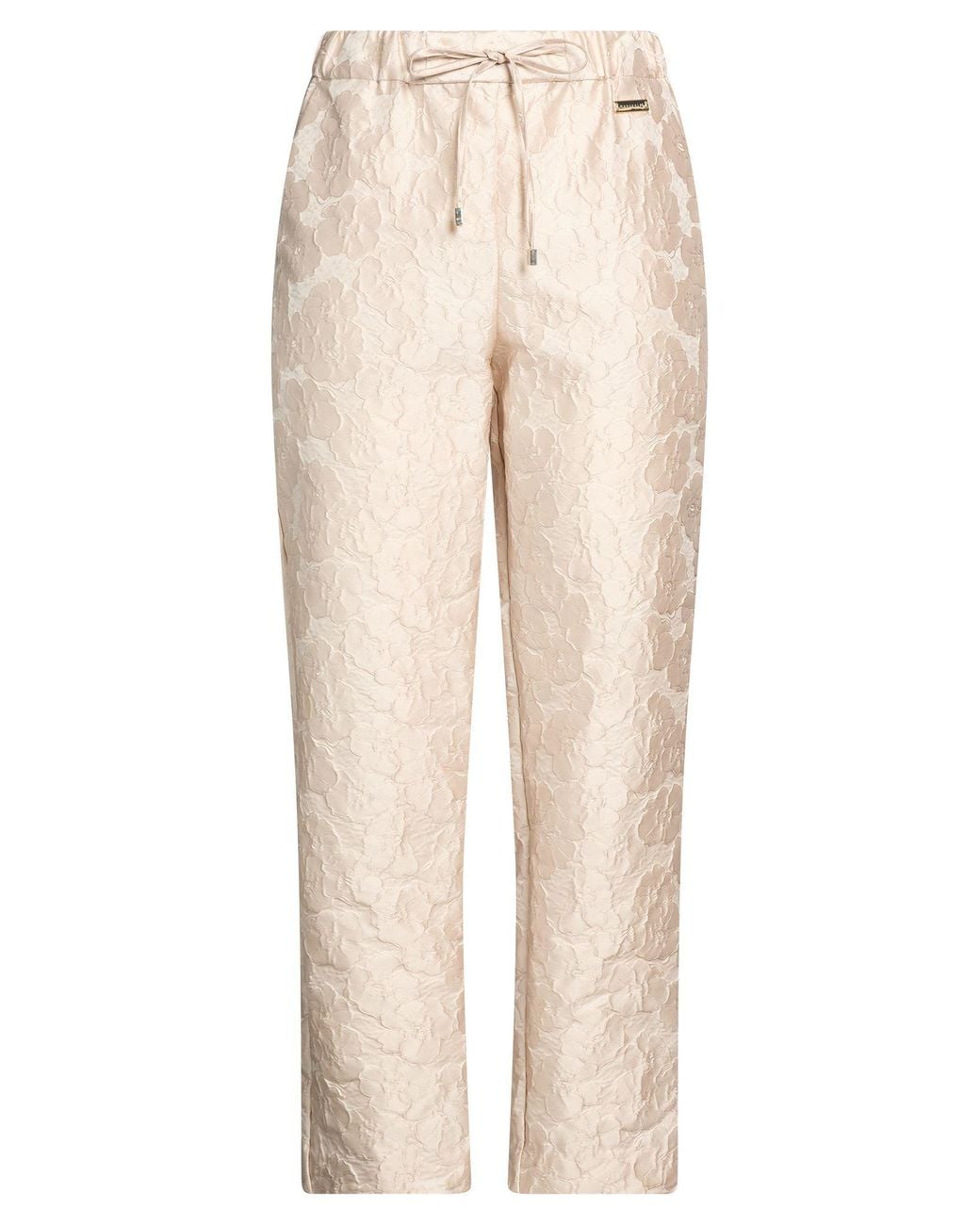 Manzoni 24 Natural Pants Polyester, Silk, Polyamide