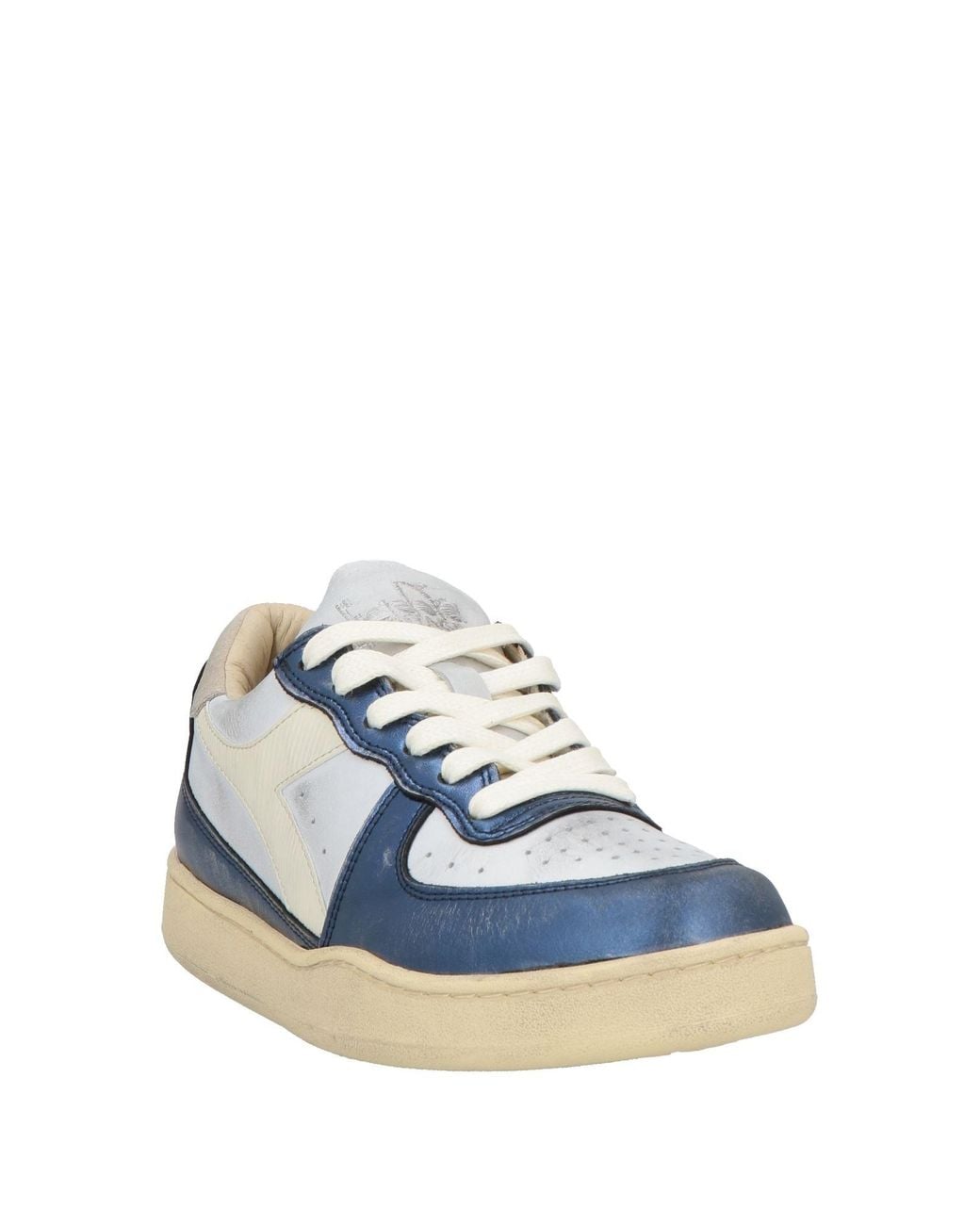 Diadora Blue Sneakers Leather