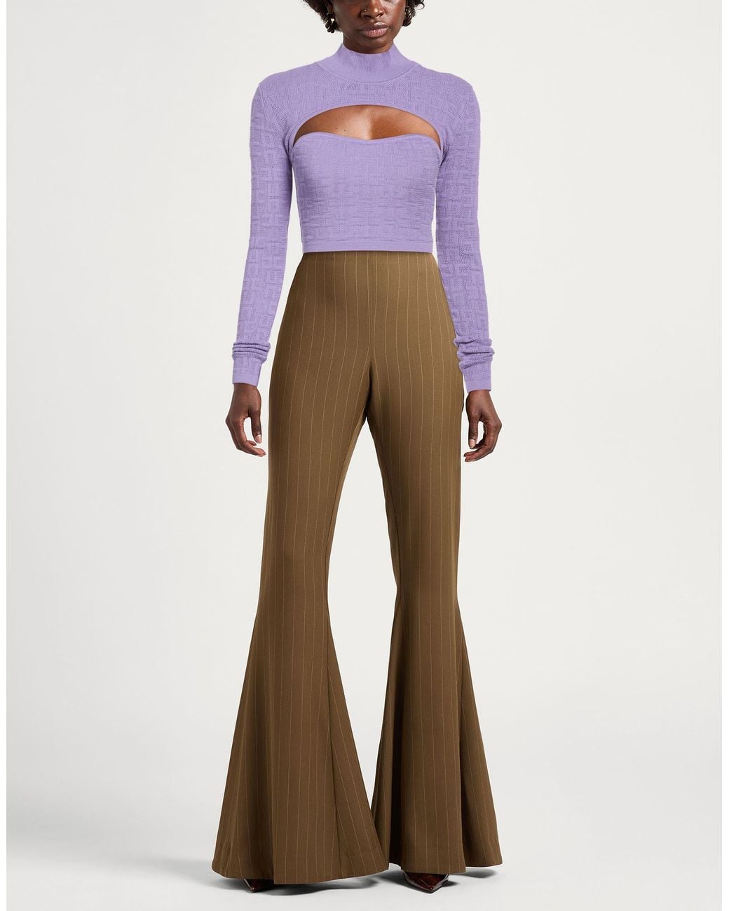 Elisabetta Franchi Purple Turtlenecks