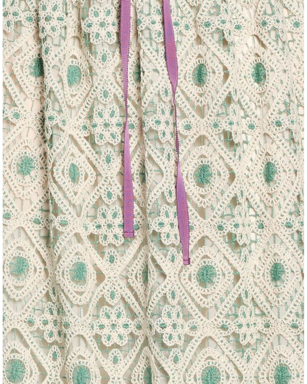 LaDoubleJ White Midi Skirt Polyester