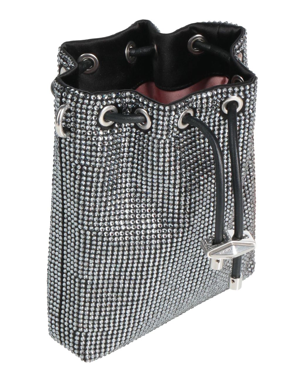 Jimmy Choo Black Cross-Body Bag Textile Fibers