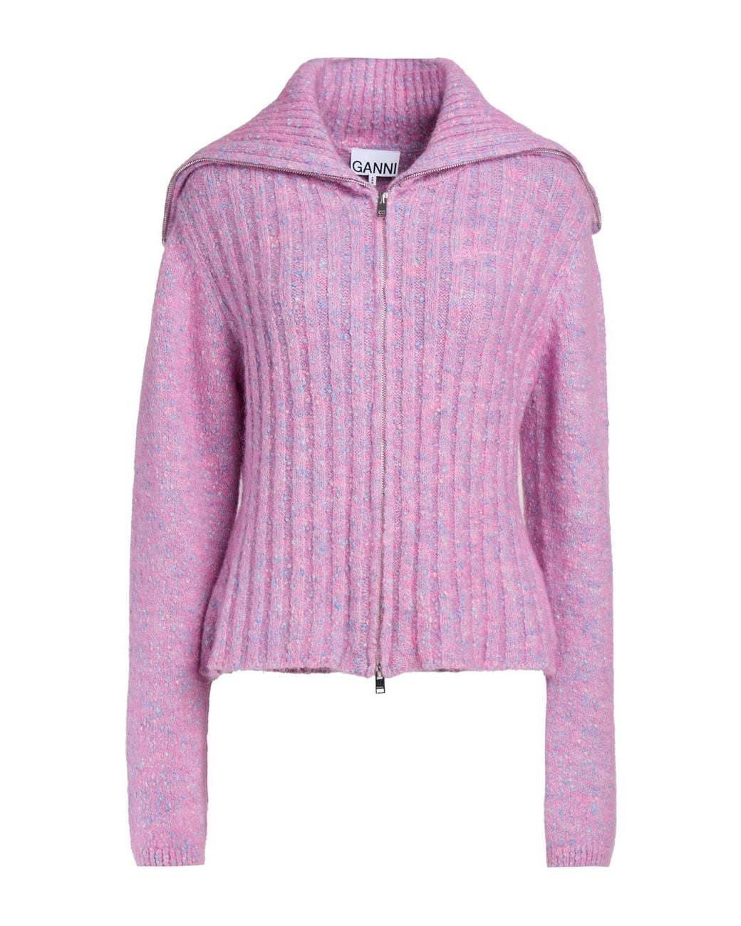 Ganni Purple Cardigan