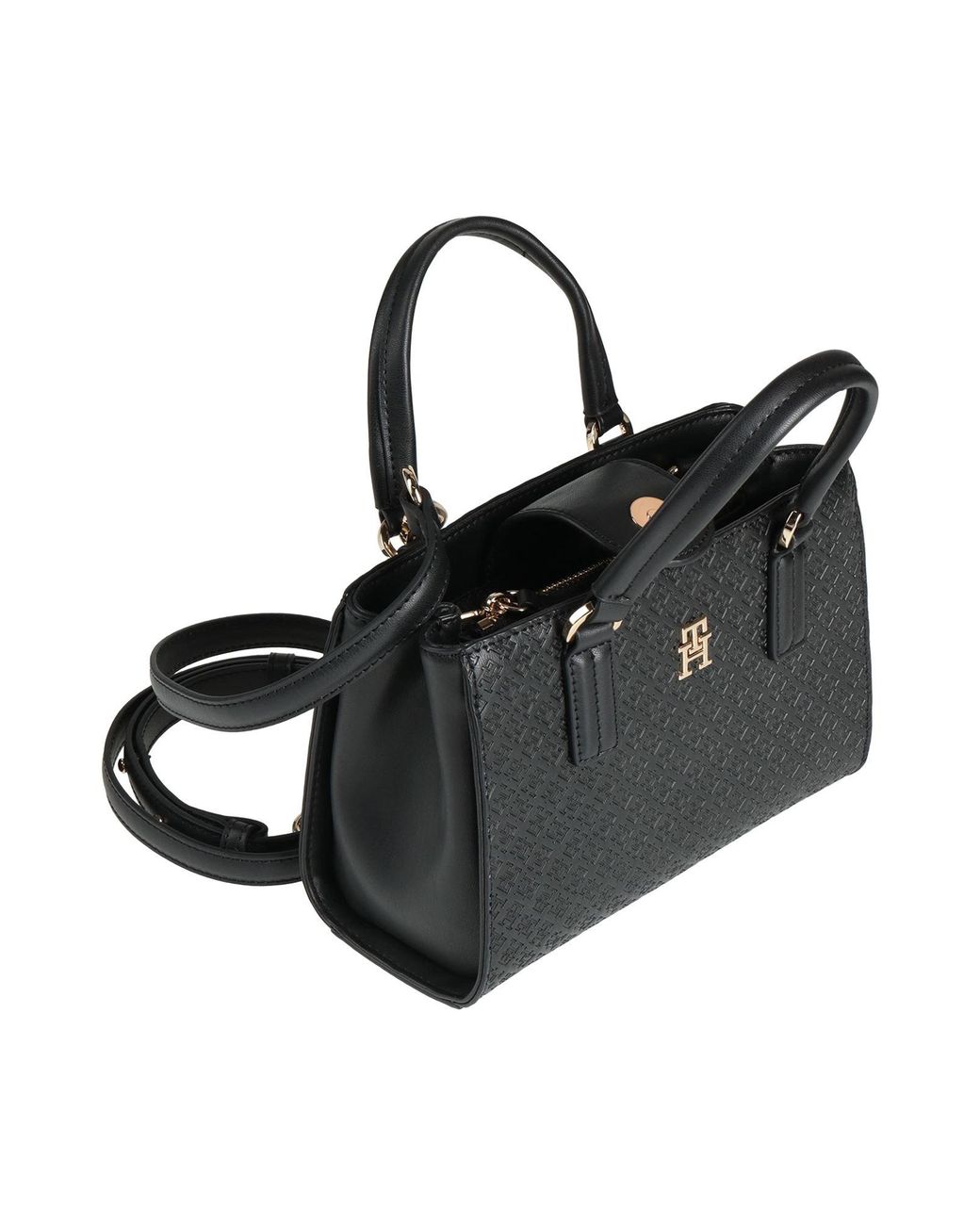 Tommy Hilfiger Black Handbag Polyurethane
