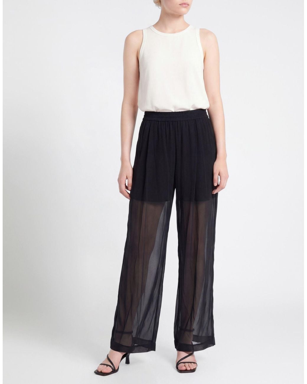 MEIMEIJ Black Pants Viscose