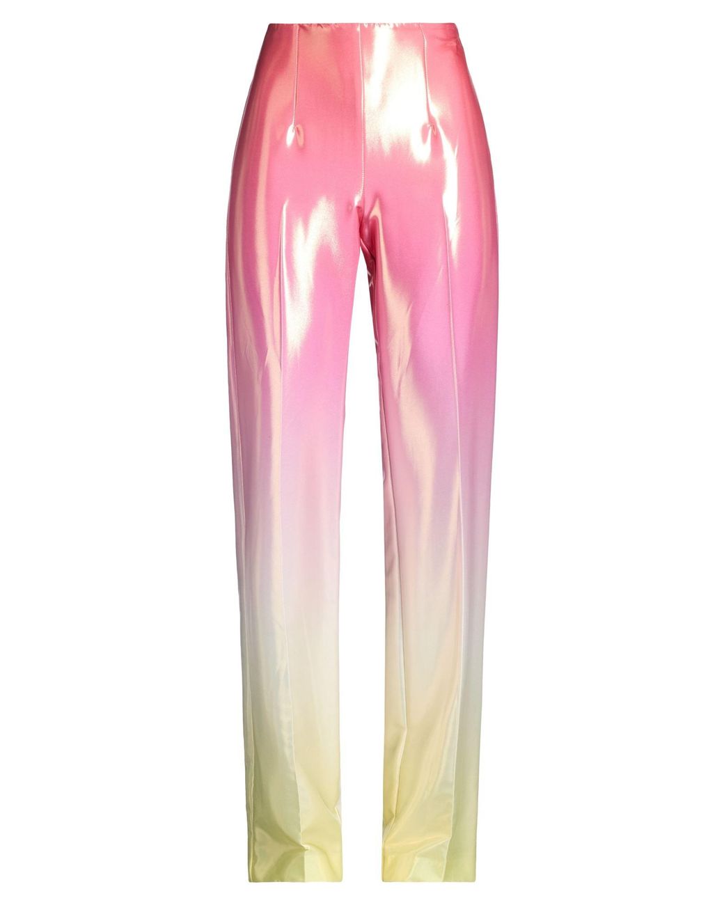 Patrizia Pepe Pink Pants Polyester, Elastane
