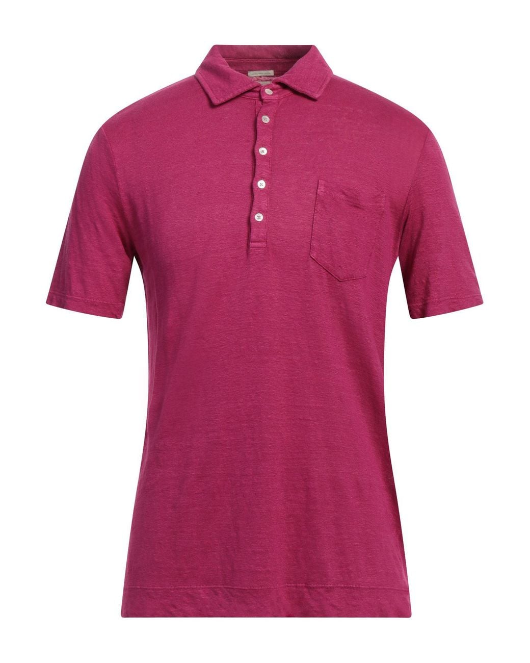 Polo Massimo Alba pour homme en coloris Pink
