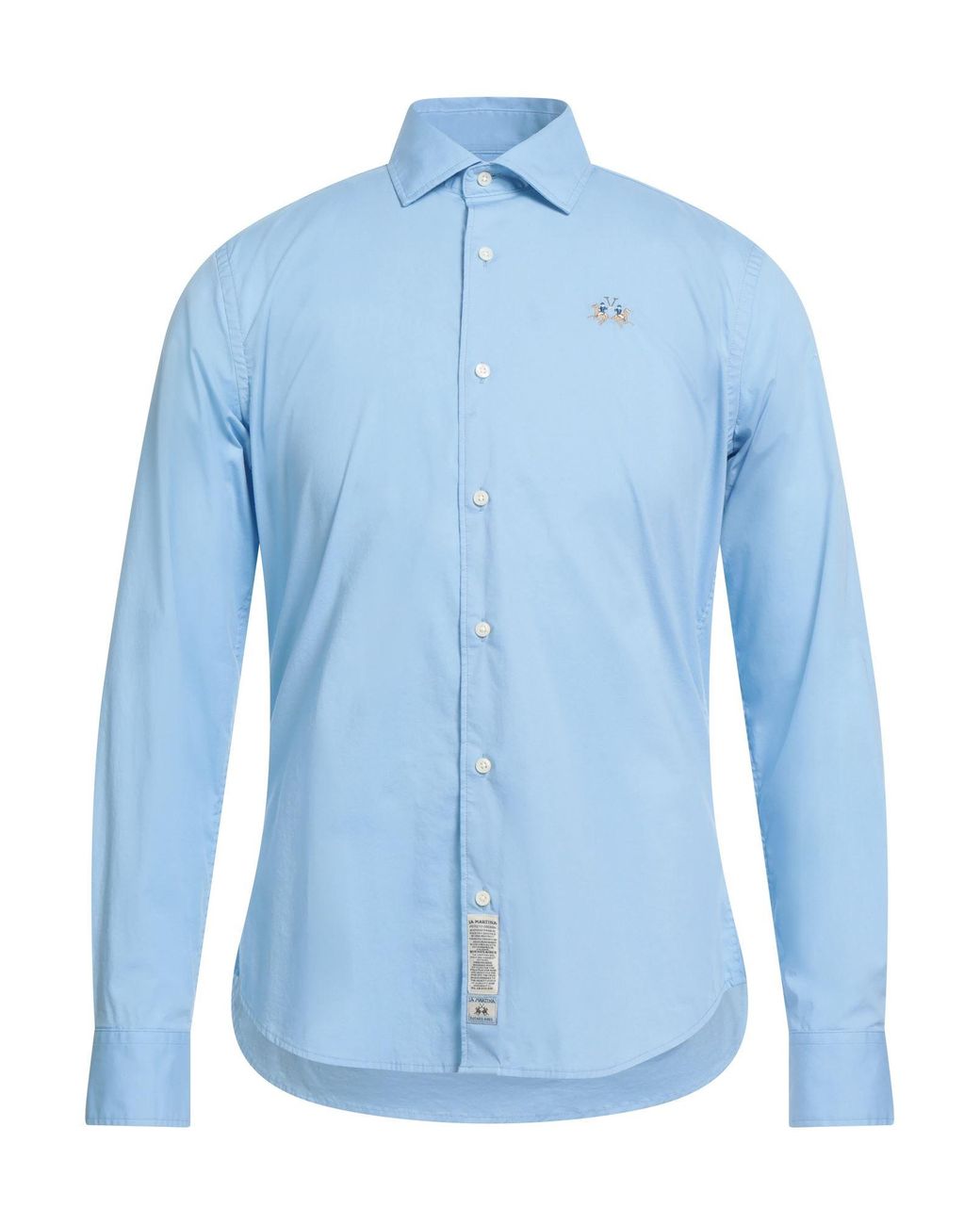 La Martina Blue Shirts for men