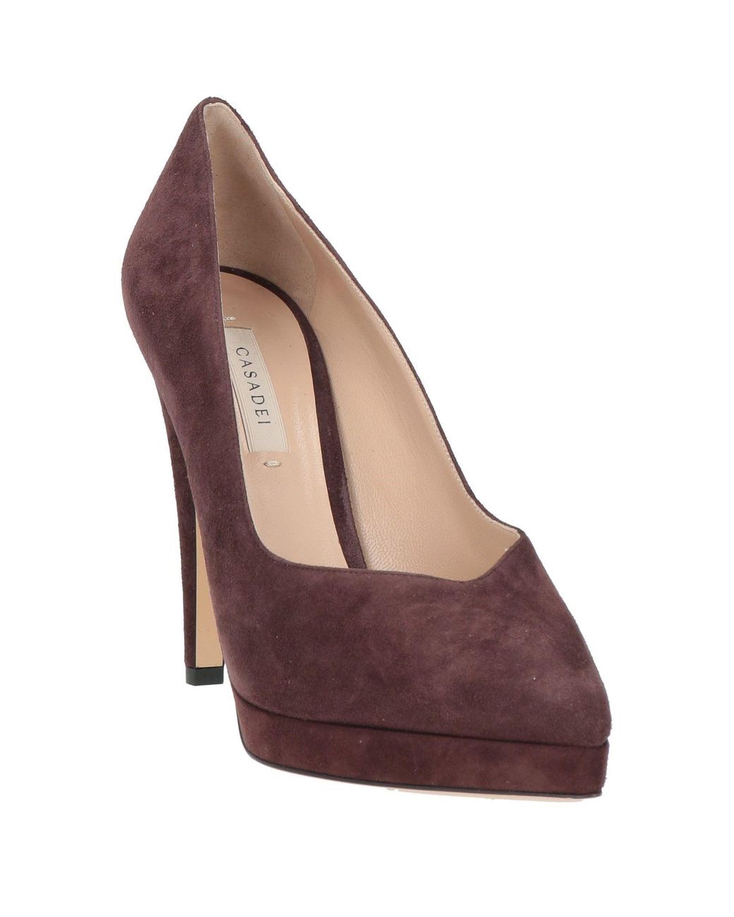 Casadei Purple Chocolate Pumps Leather