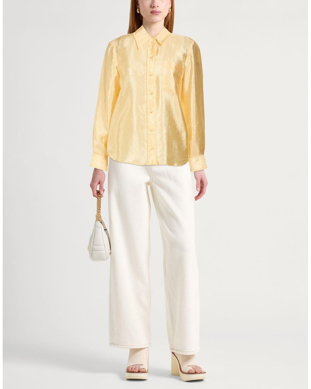 Attic And Barn Yellow Shirt