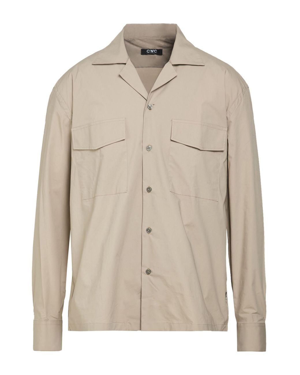 CoSTUME NATIONAL Natural Shirt Cotton, Elastane for men