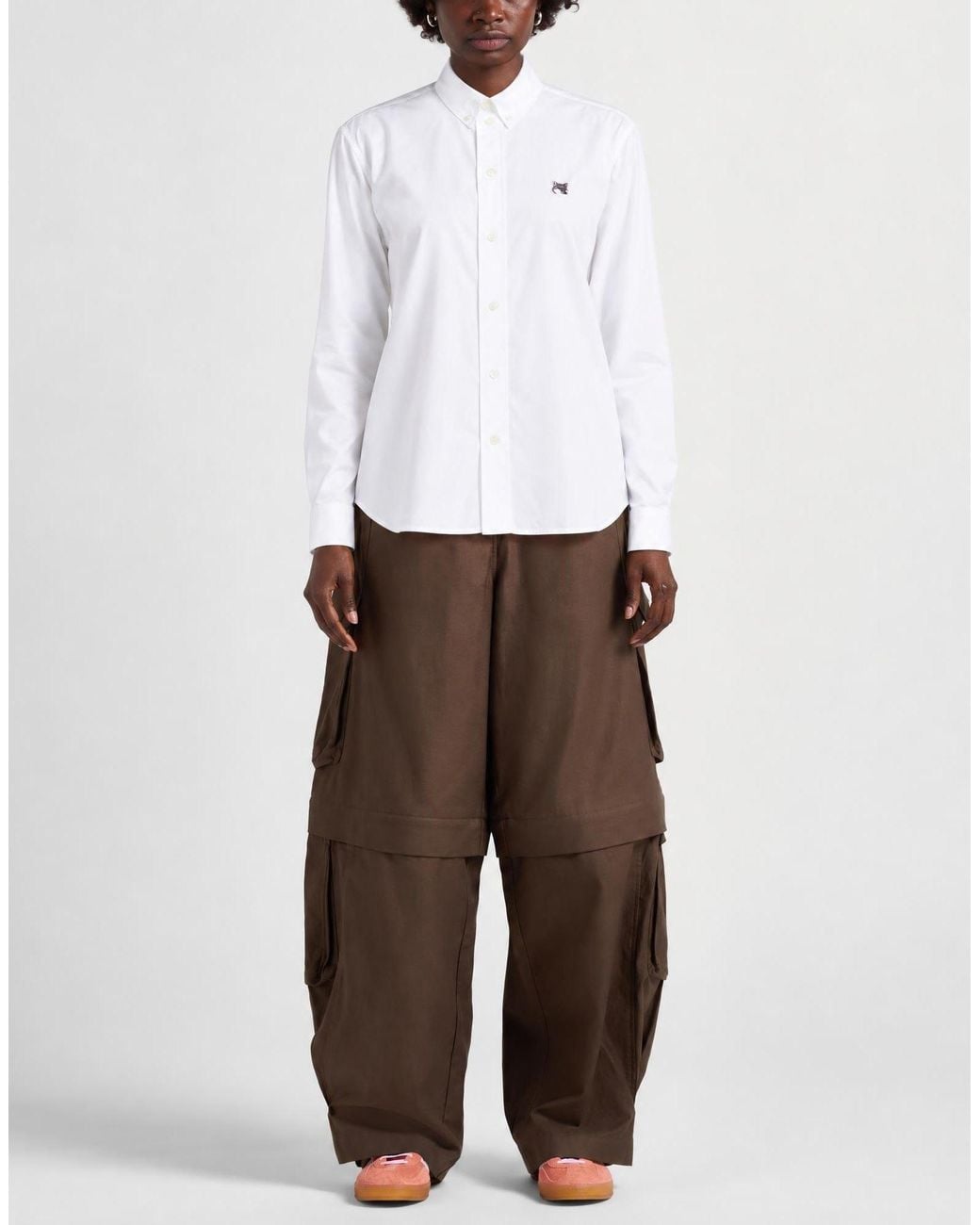 Maison Kitsuné White Shirt Cotton