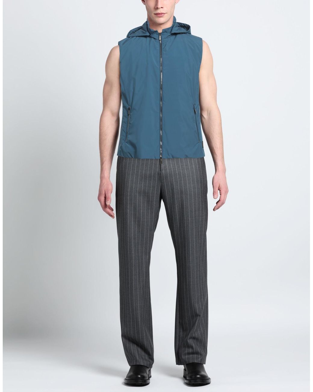 Moorer Blue Gilet for men