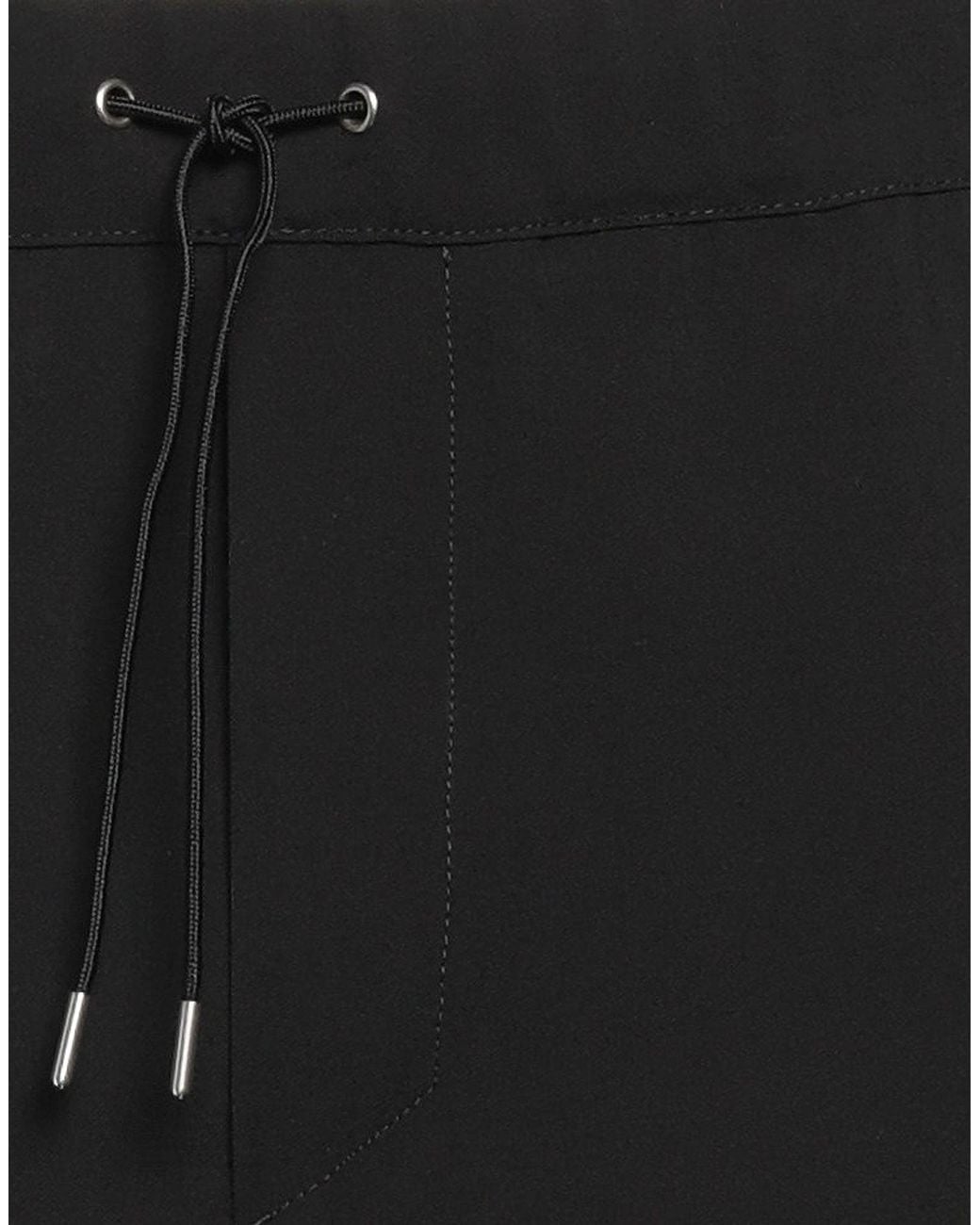 OAMC Black Cool Wool Drawstring Shorts for men