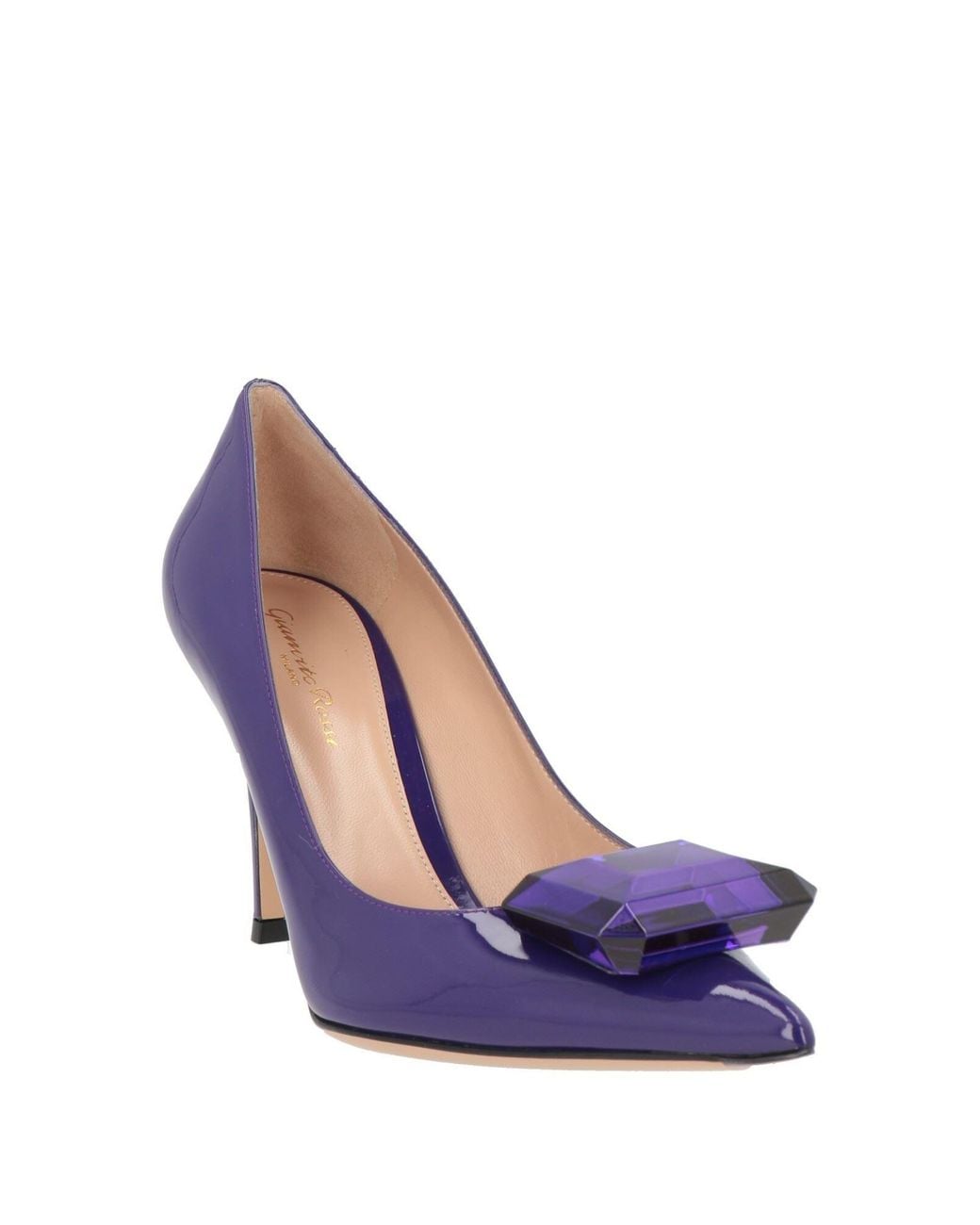Gianvito Rossi Purple Pumps Leather