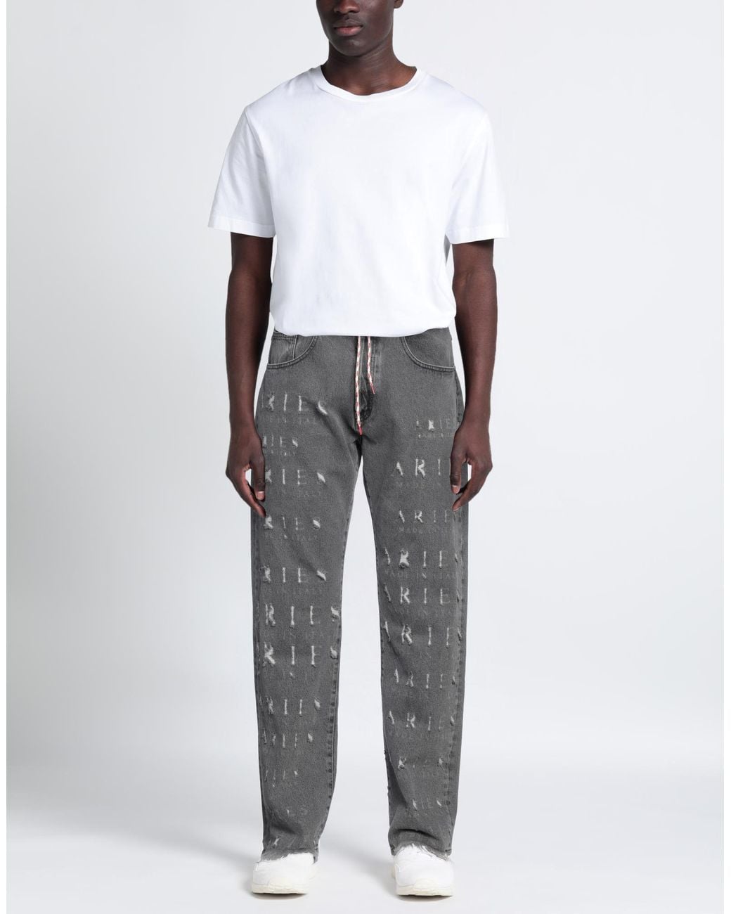 Aries Gray Jeans Cotton for men