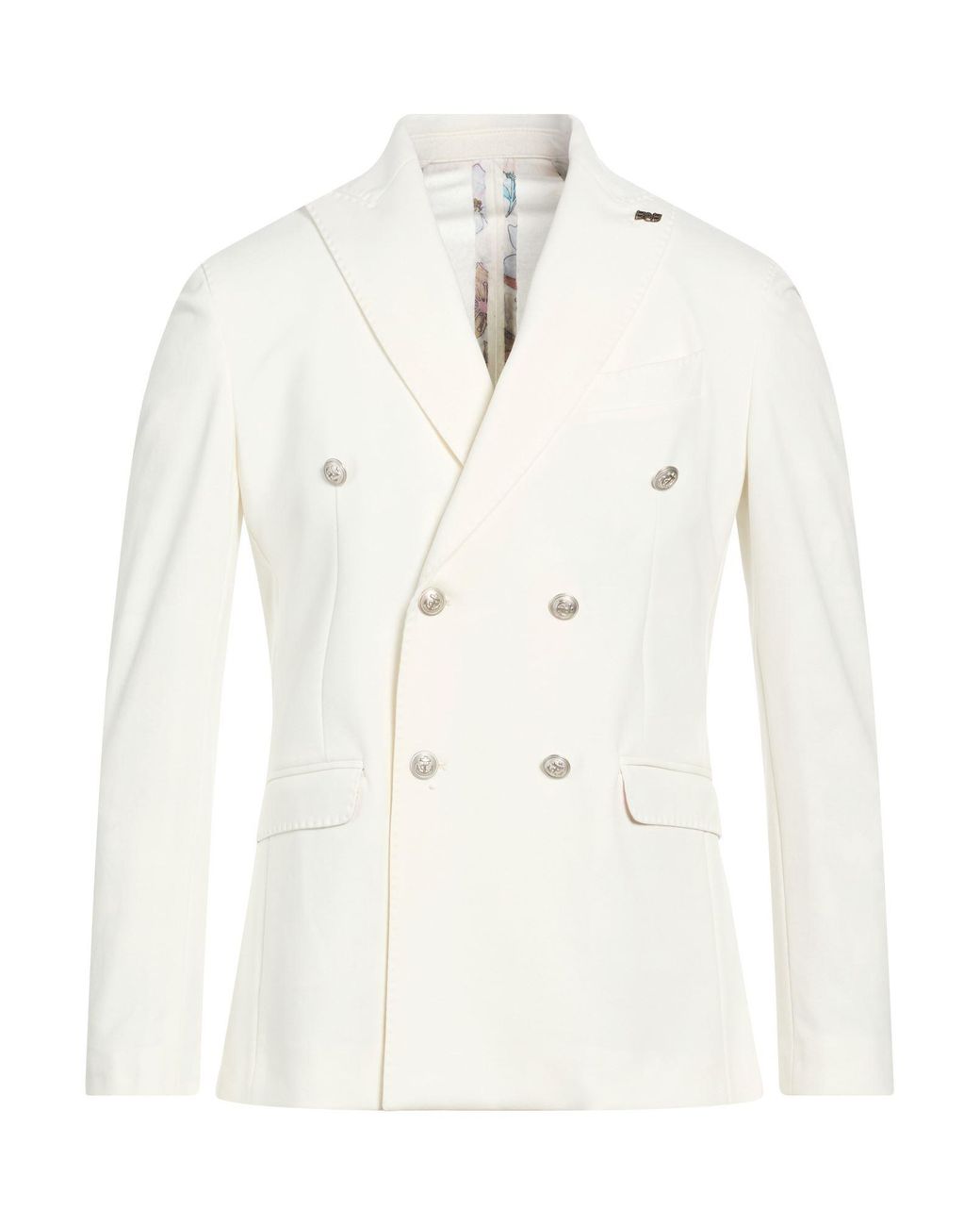 Bob White Blazer Cotton, Polyamide, Elastane for men
