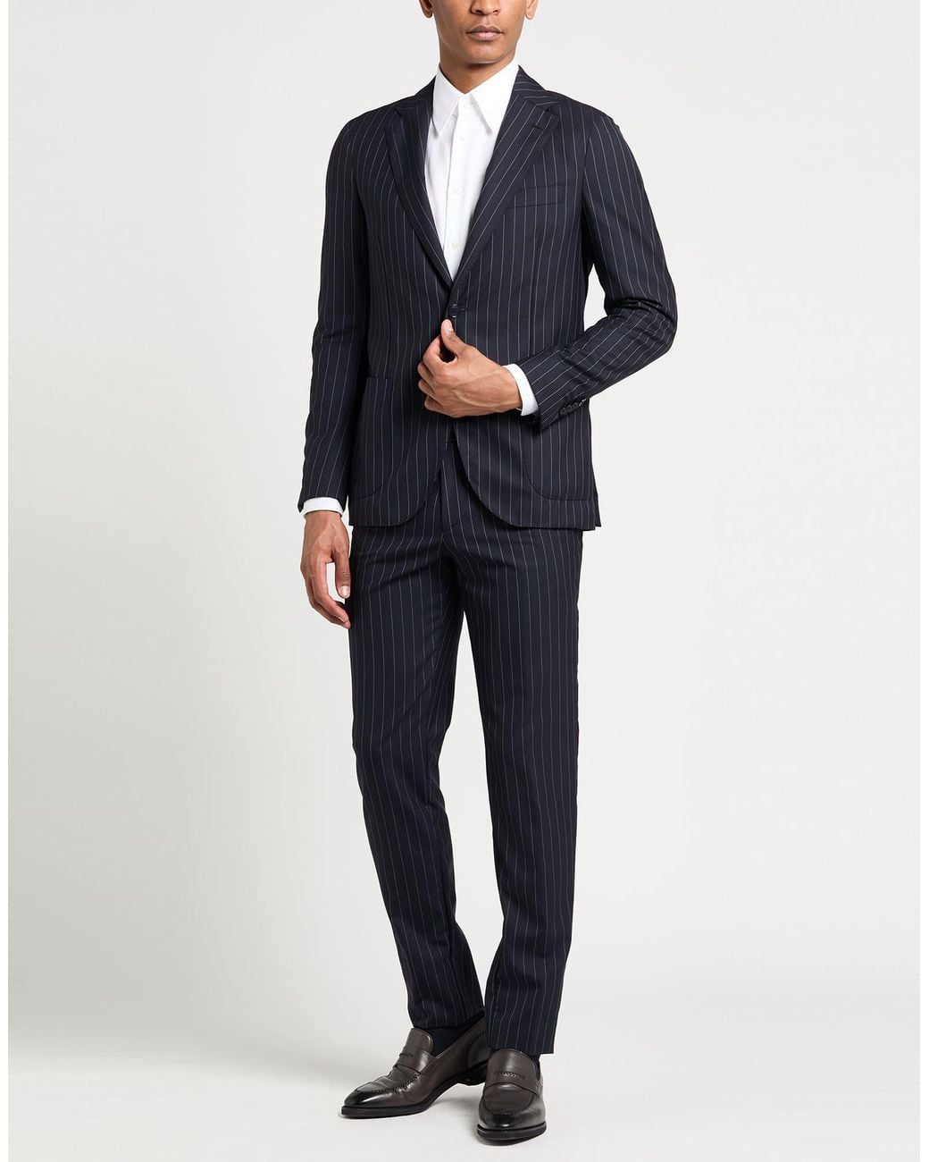 Lardini Blue Suit Wool for men