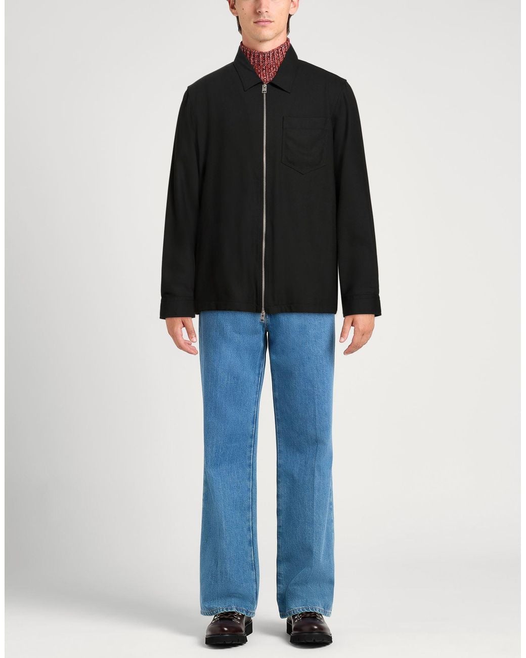 HUGO Black Jacket Polyester, Viscose, Elastane for men