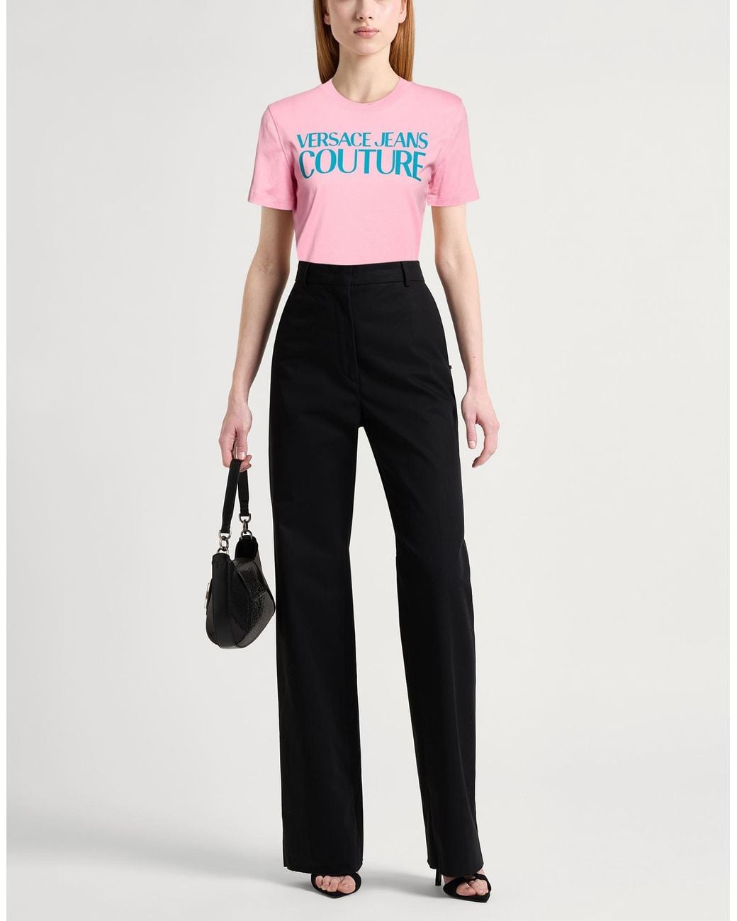 Versace Jeans Couture Pink T-Shirt Cotton