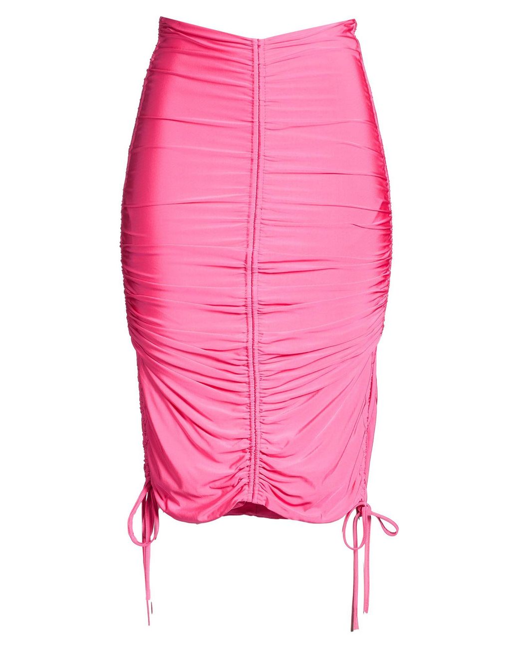 W Les Femmes By Babylon Pink Midi Skirt Viscose, Elastane
