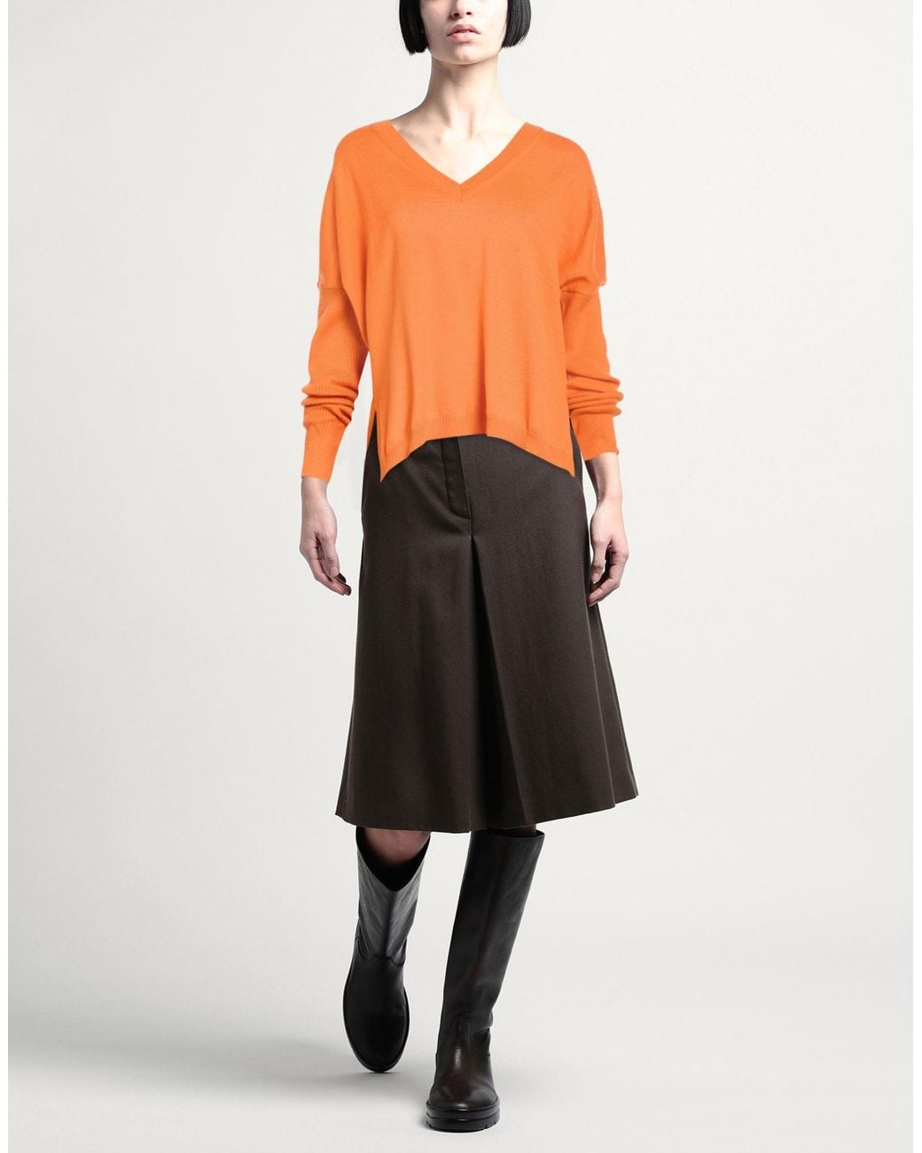 Carla G Orange Pullover