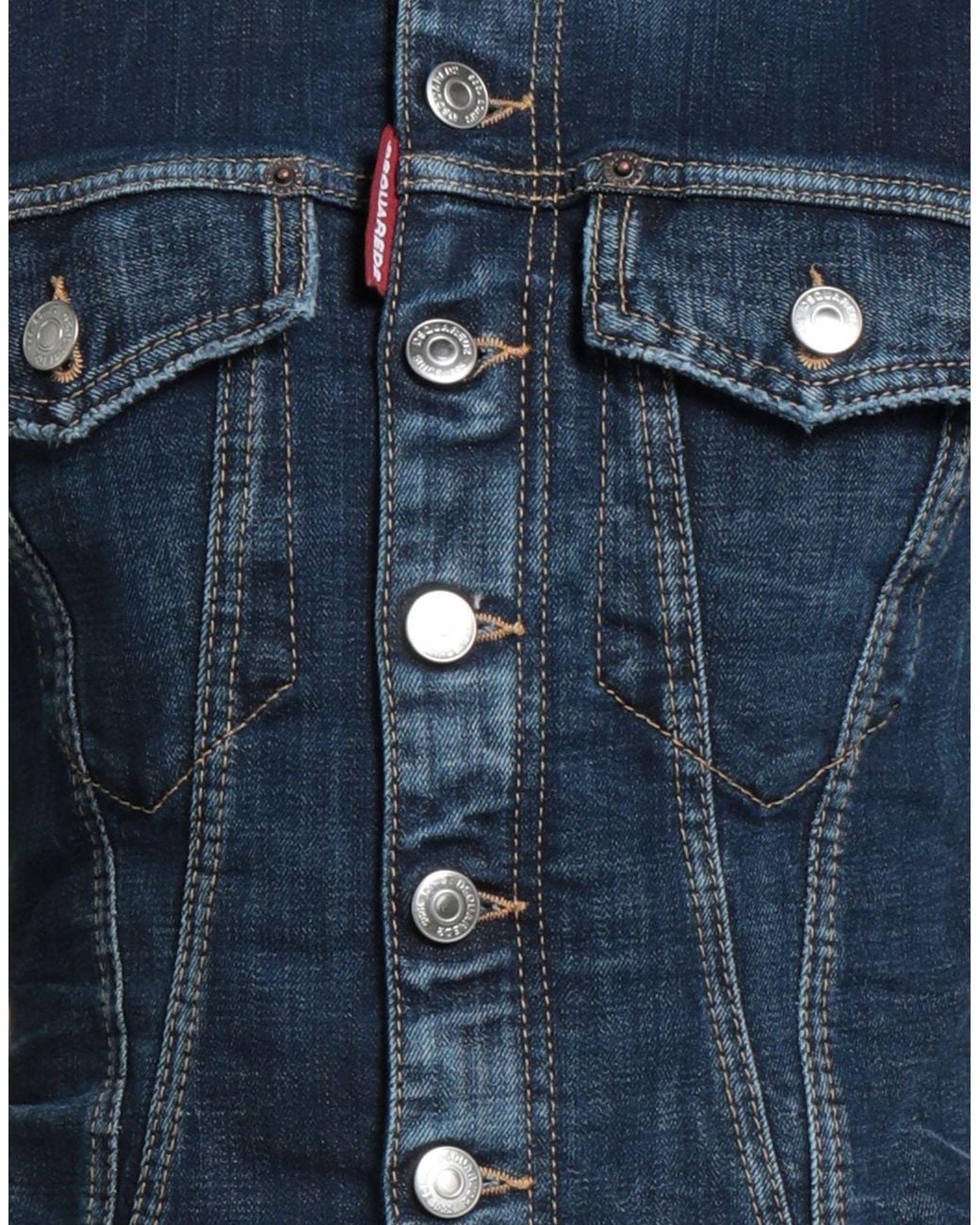 DSquared² Blue Denim Outerwear