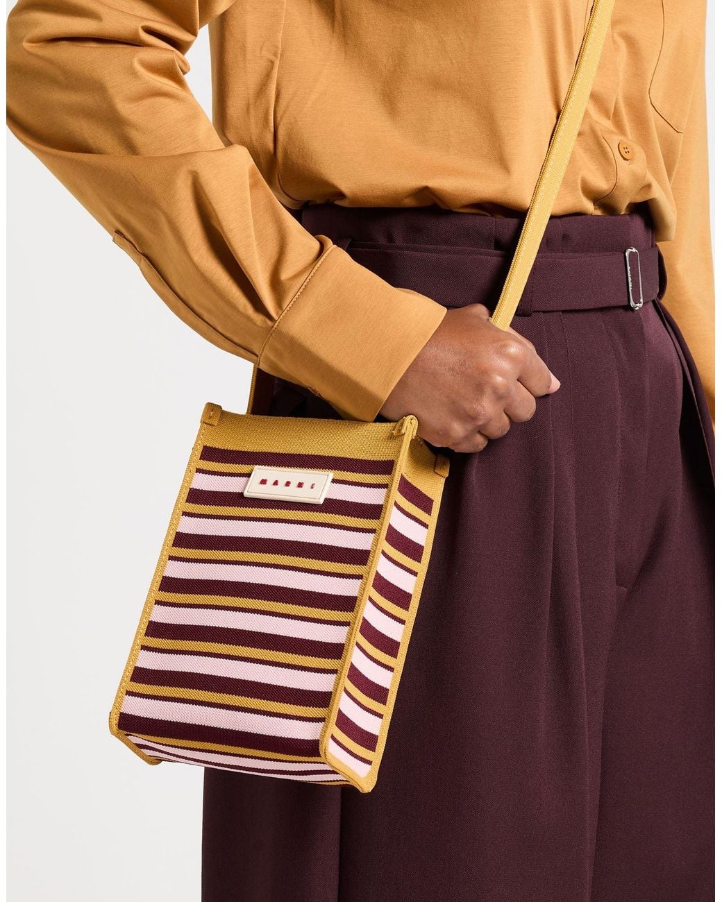 Marni Multicolor Cross-Body Bag Polyester