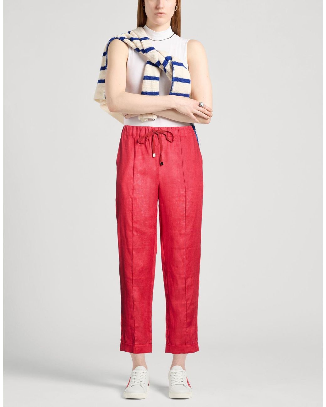 Liviana Conti Red Trouser
