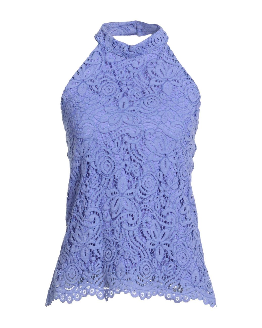 Rebel Queen Blue Light Top Cotton, Viscose, Polyamide, Polyester