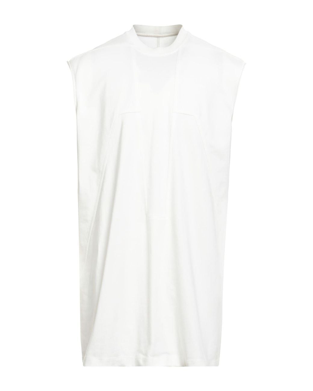 Rick Owens White T-Shirt Cotton for men