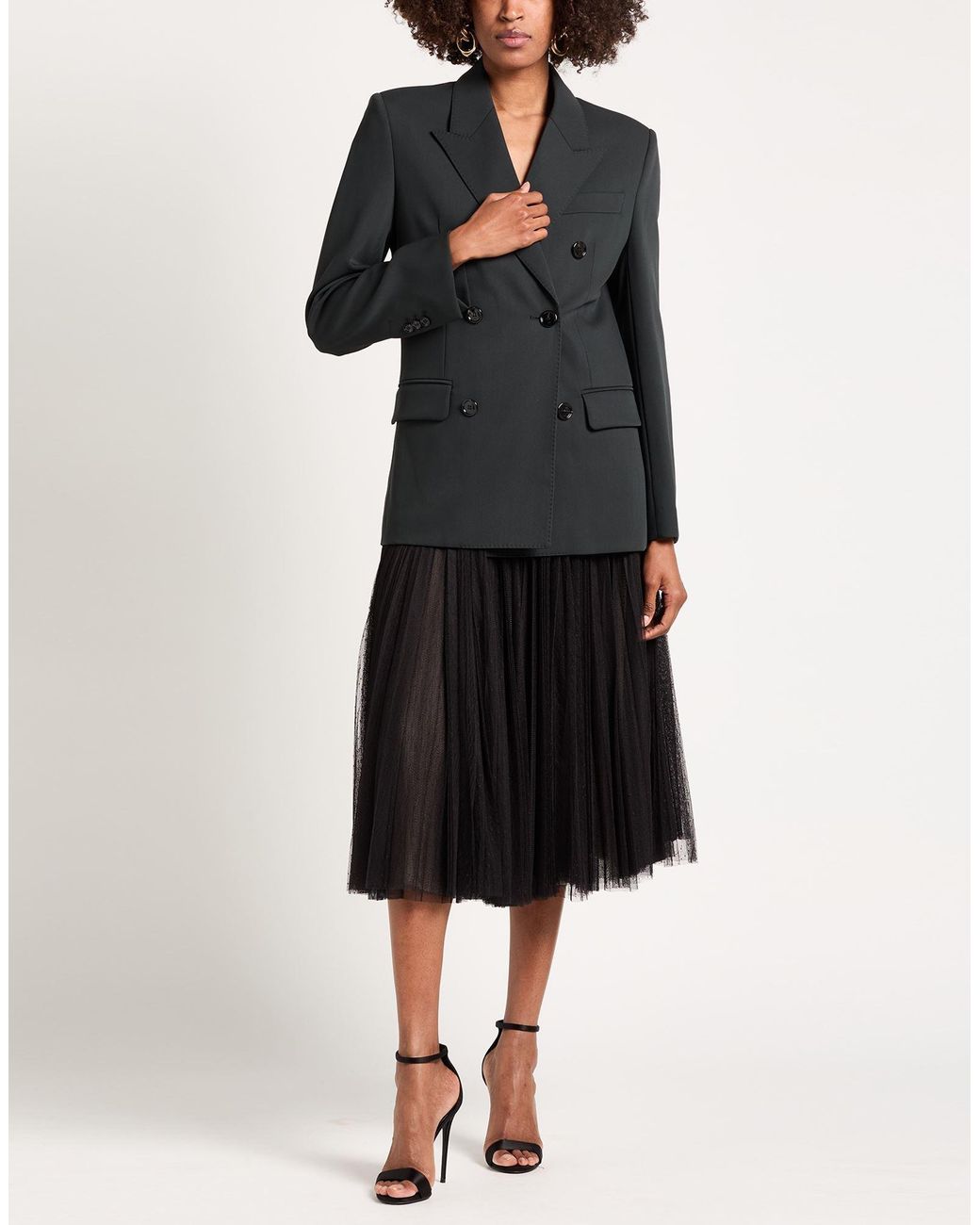 AMI Black Blazer Virgin Wool