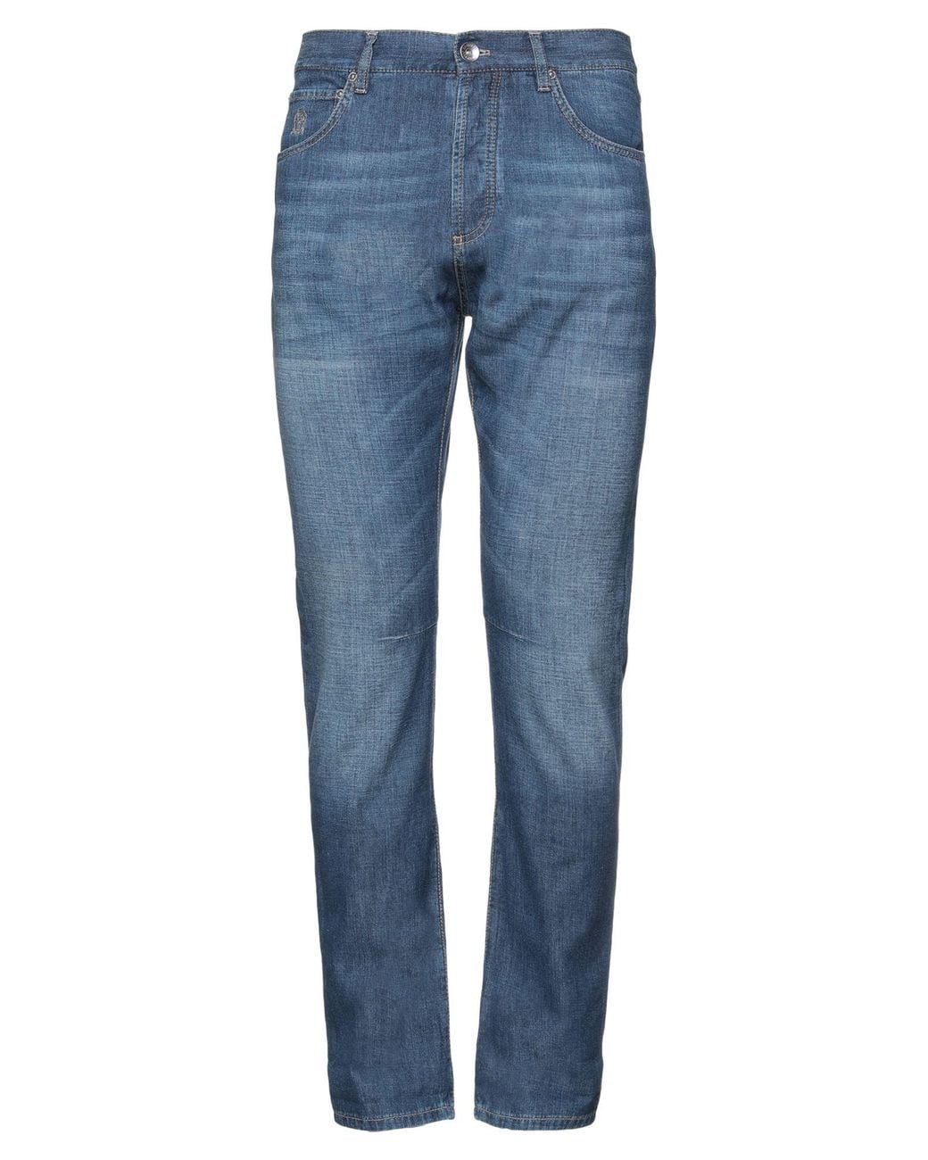 Brunello Cucinelli Blue Jeans Cotton for men