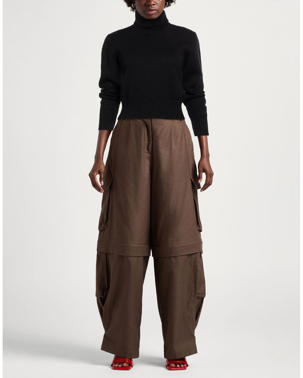 Alpha Studio Black Turtlenecks