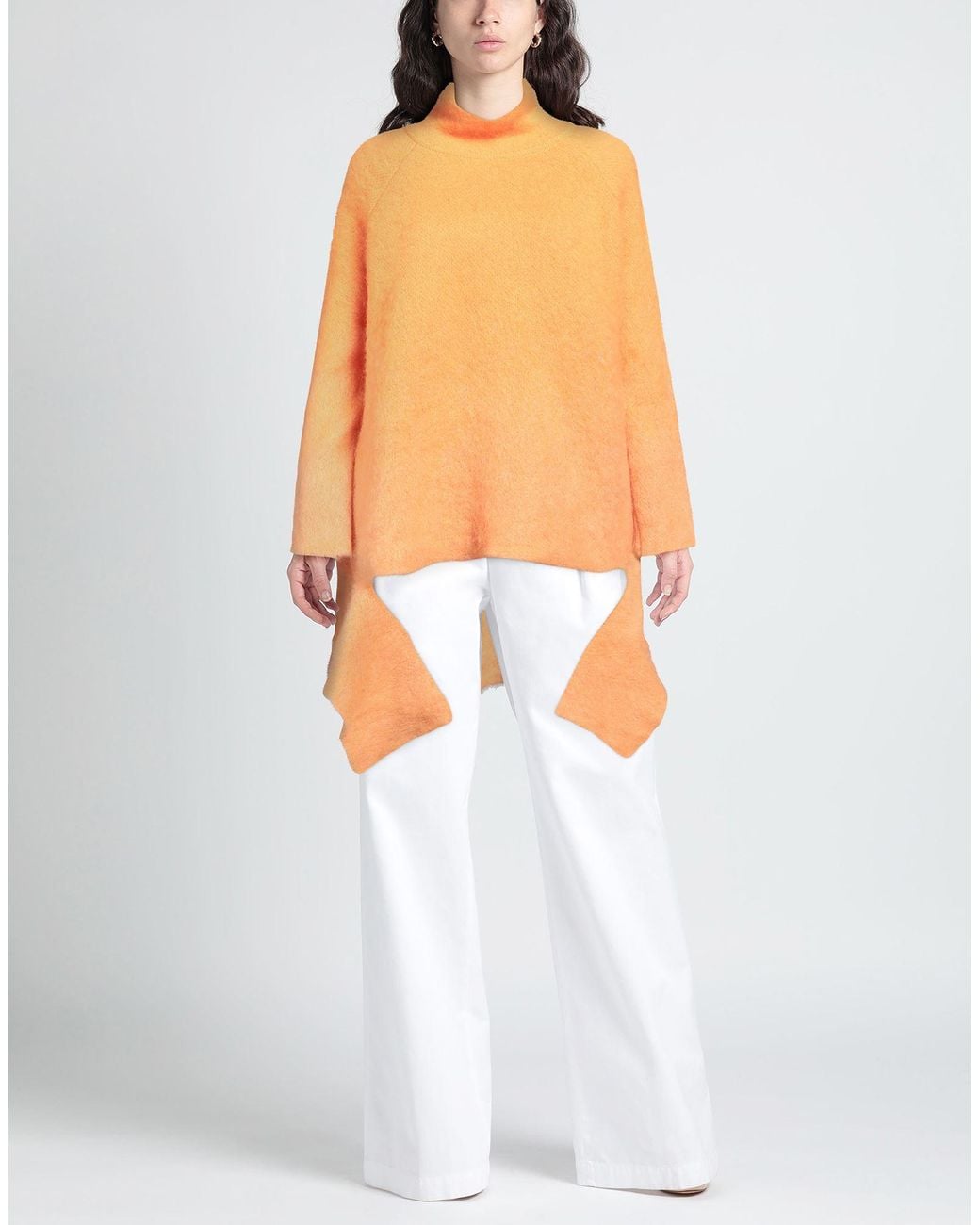 Ssheena Orange Turtleneck