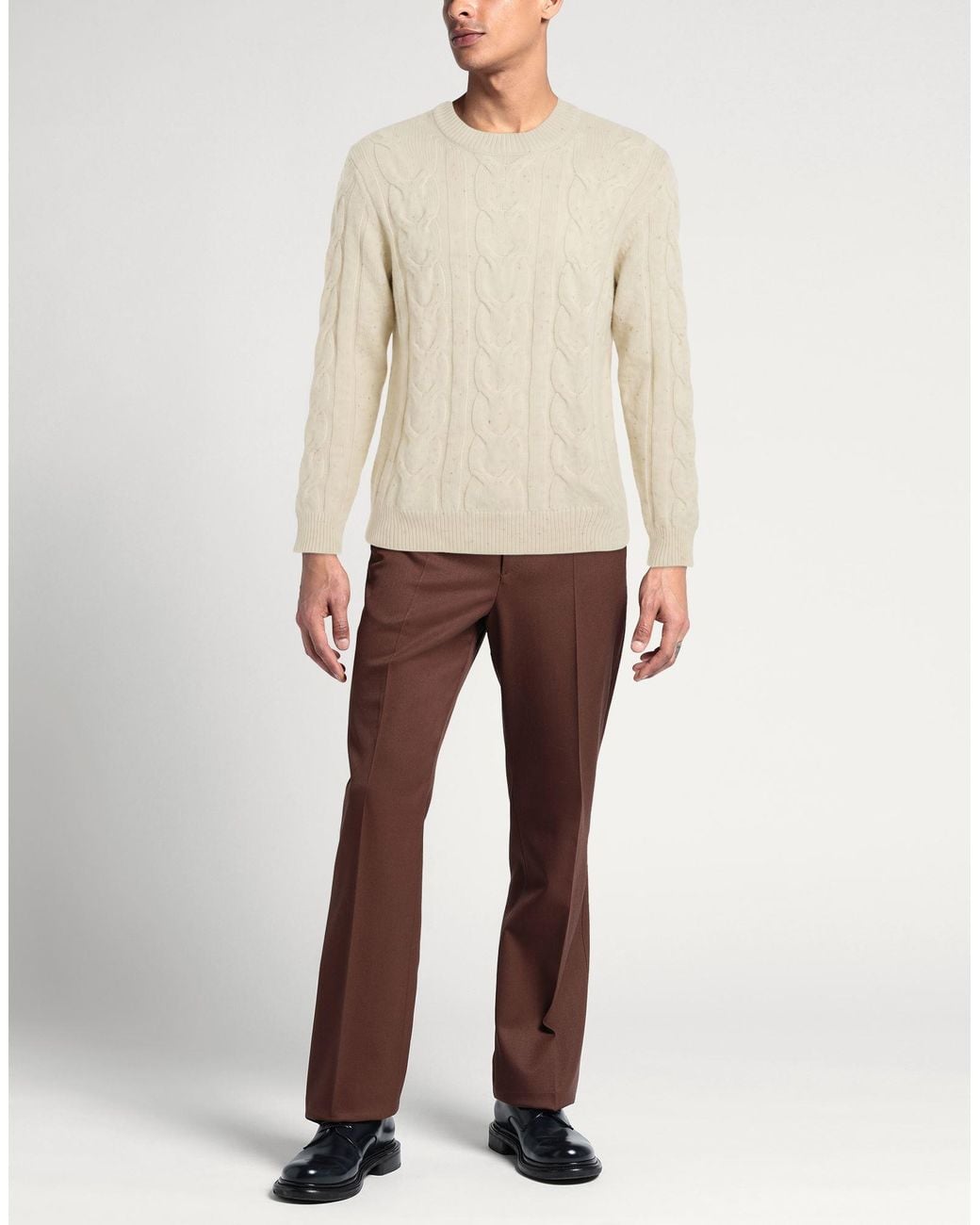 GALLIA White Jumper for men