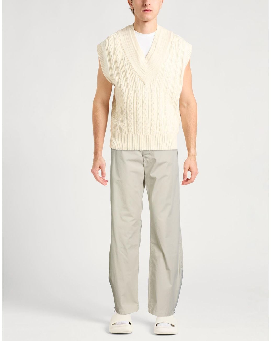 MM6 by Maison Margiela Natural Light Pants Cotton for men