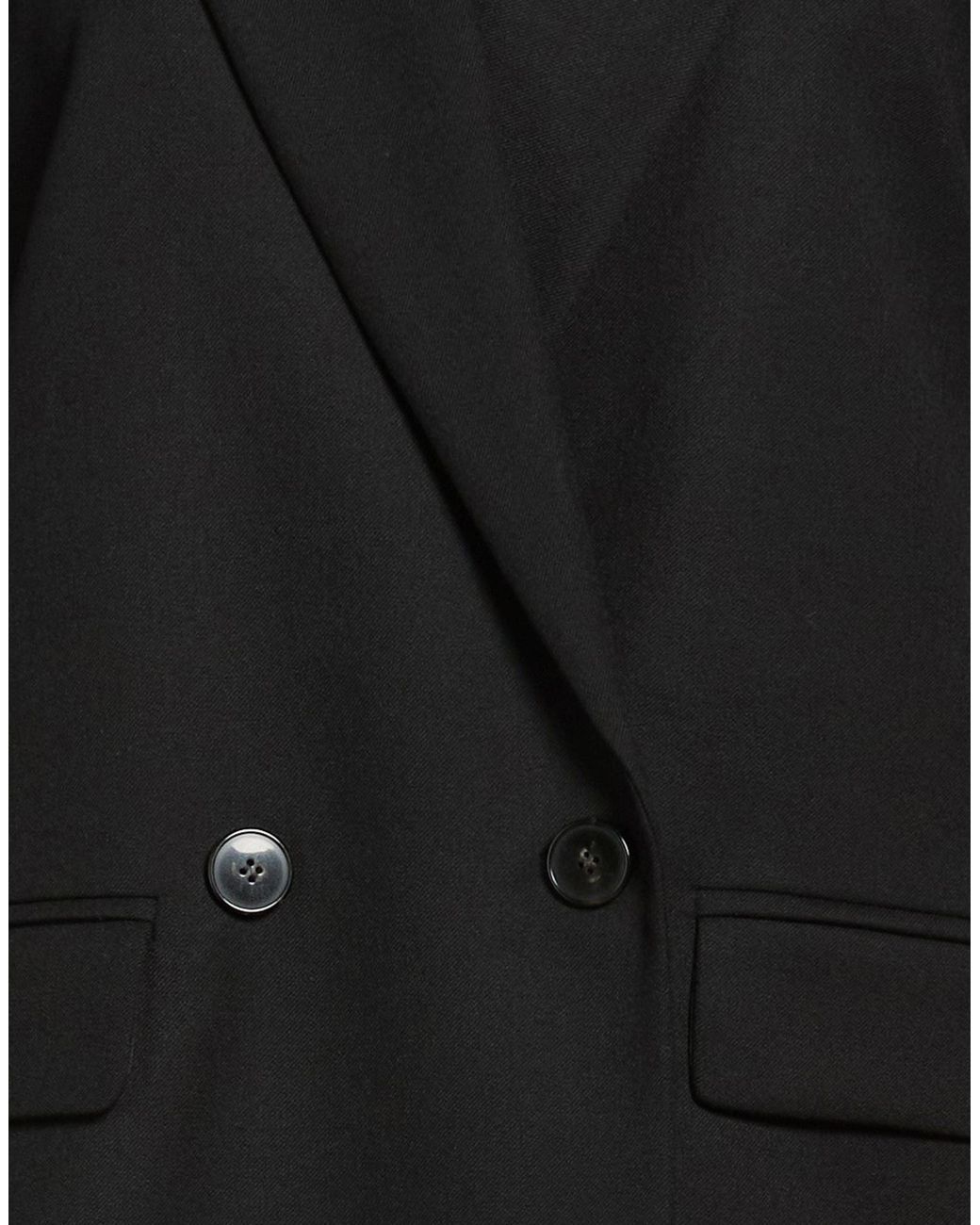 Marella Black Blazer Polyester, Viscose, Elastane