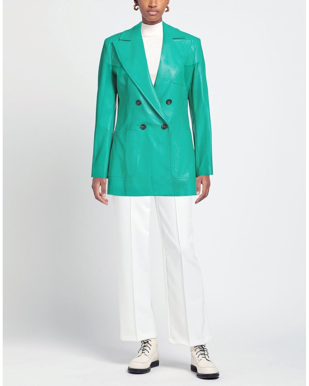 SOLOTRE Green Blazer