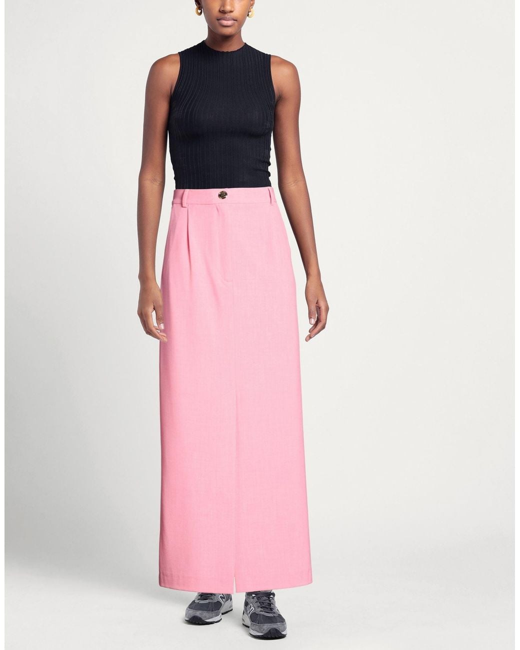 Blugirl Blumarine Pink Maxi Skirt