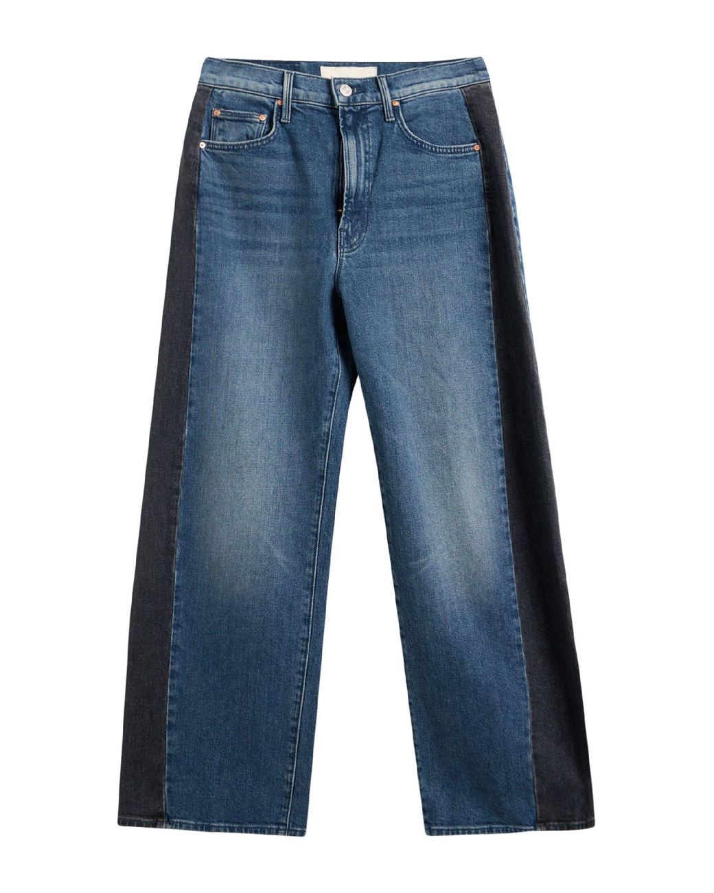 Mother Blue Jeans Cotton, Elastane