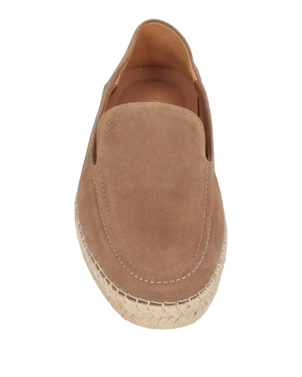 Hackett Brown Earth Loafers Leather for men