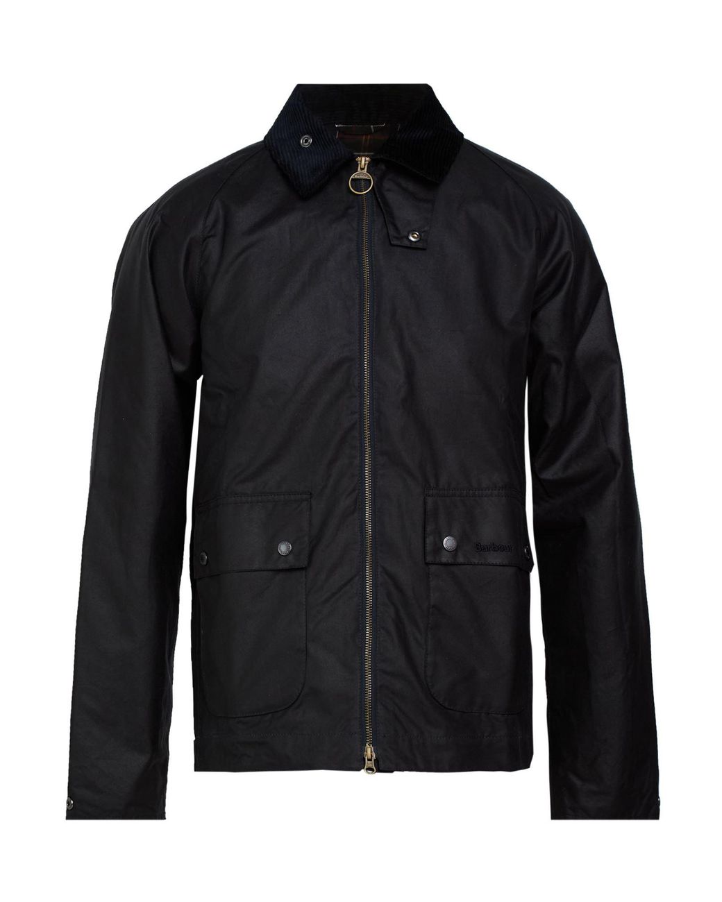 Barbour Black Midnight Jacket Cotton for men