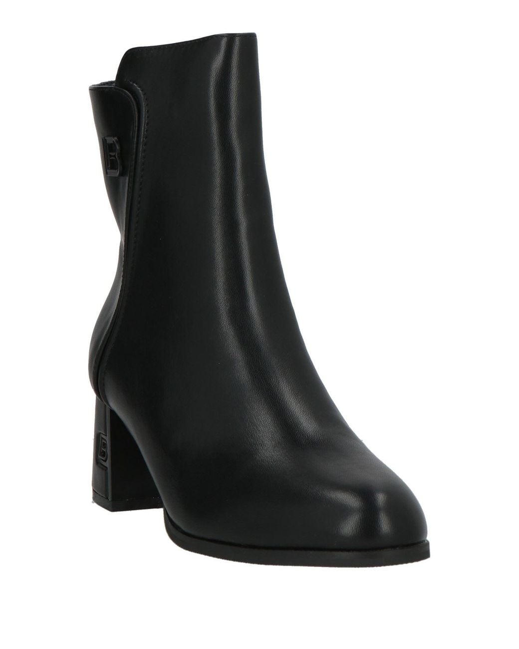 Laura Biagiotti Black Ankle Boots Synthetic Material