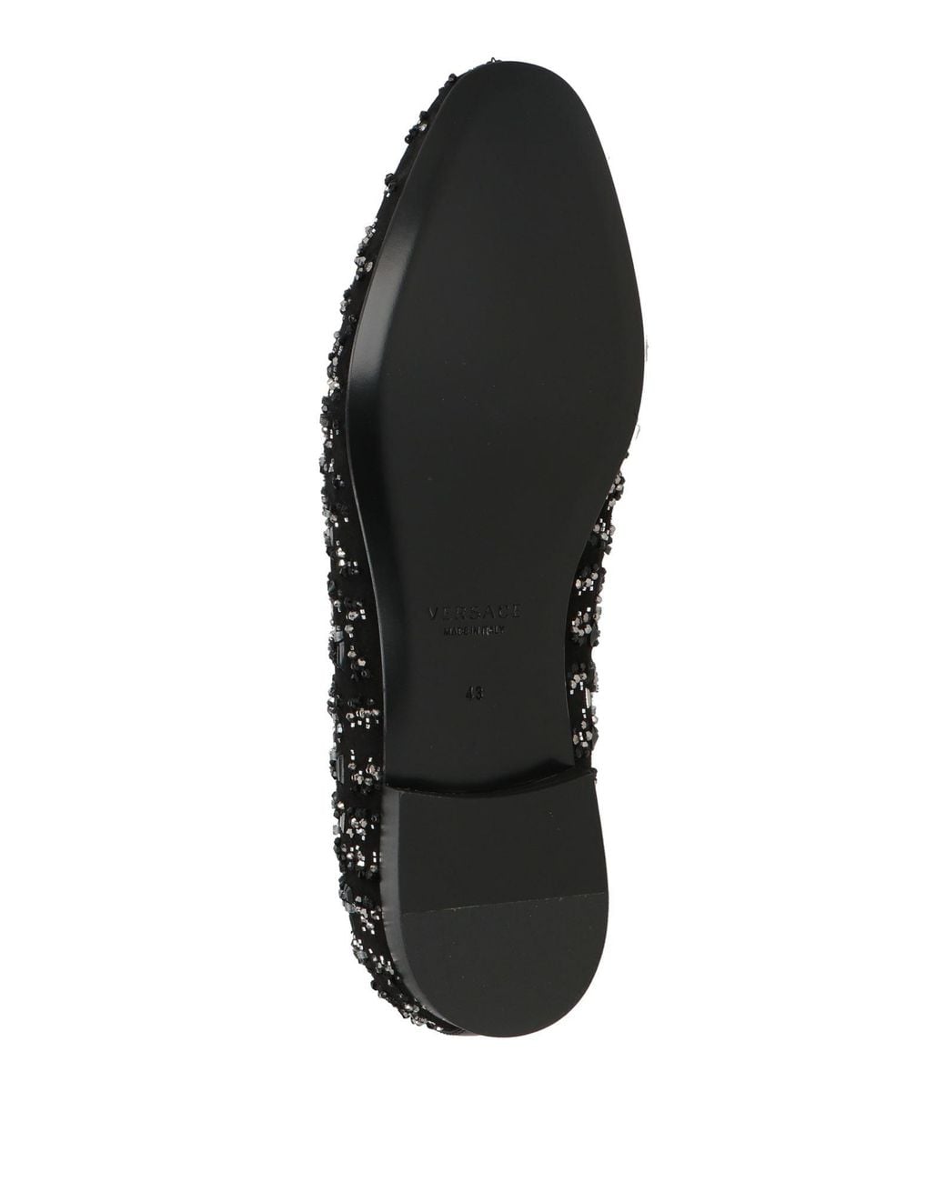 Versace Black Loafers Leather for men