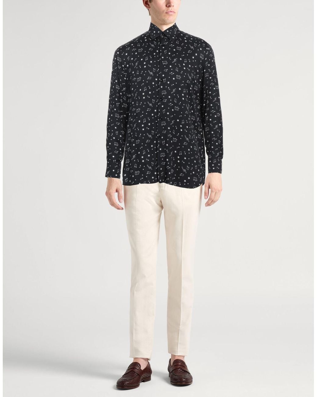 PT Torino Blue Shirt Viscose for men