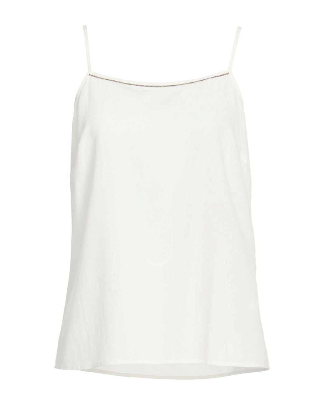 Peserico White Top Silk, Elastane